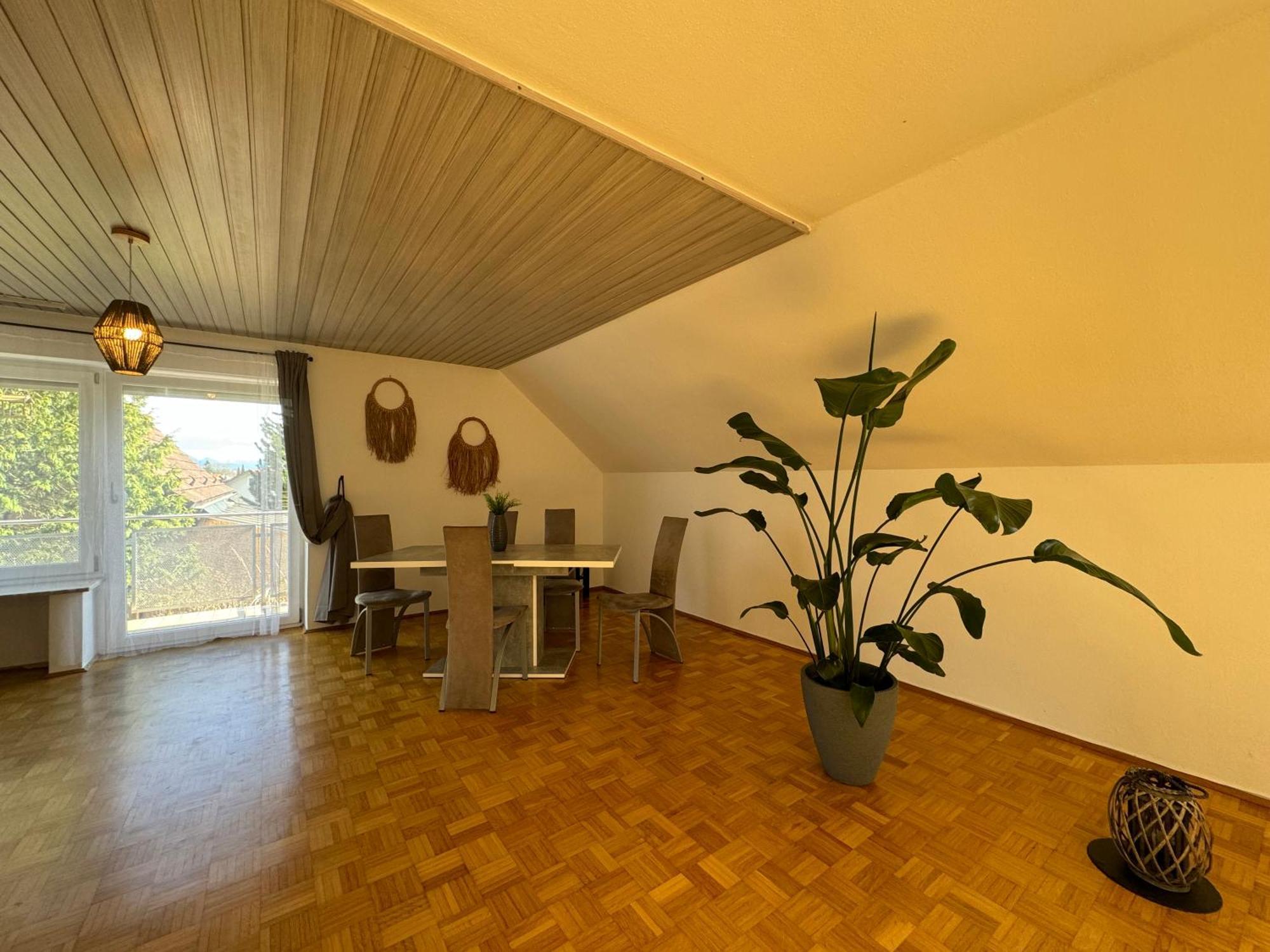 Апартаменты Fewo Boho 110 Qm Mit Bergblick 3 Min Bahnhof Лауфен Экстерьер фото